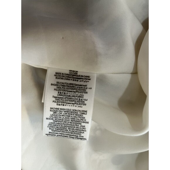 BCBGeneration women Short Strappy Mini Dress Large Pink Blossom Ruffle $138 - Picture 9 of 9